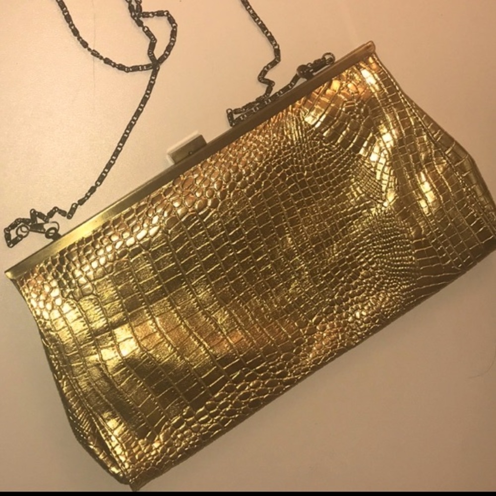 Vintage Gold Clutch